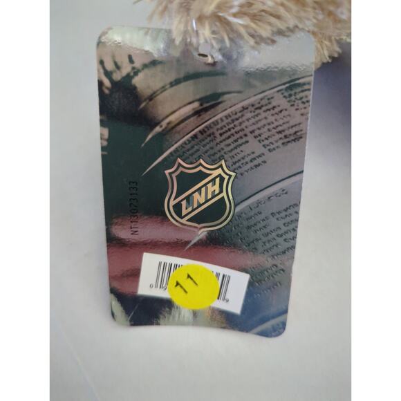 NHL Pittsburgh Penguins 10" Stuffed Hockey Bear With Wooden Hockey Stick - Picture 6 of 7